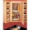 Rev-A-Shelf Maple Veneer, Light Brown, 22 in W, 26 in H, 22 in D, 22 in L, Light Brown 4WLS072-22-52 - alternate 2